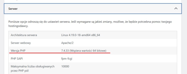 Jaka wersja PHP dla WordPress 6.4.2? PHP 8.1 czy 7.4?